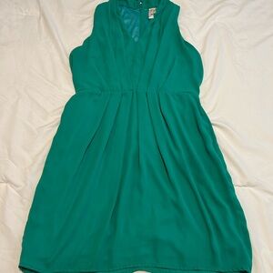 Pink Owl Green Dress